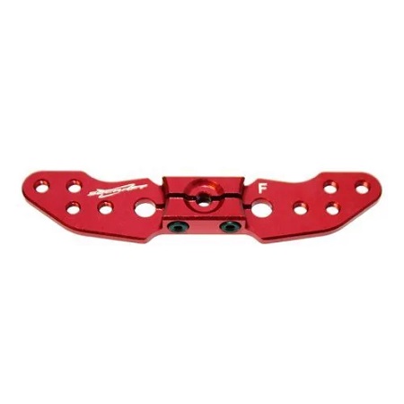 Secraft Squadretta in alluminio doppia curva V3 25T rossa 63mm